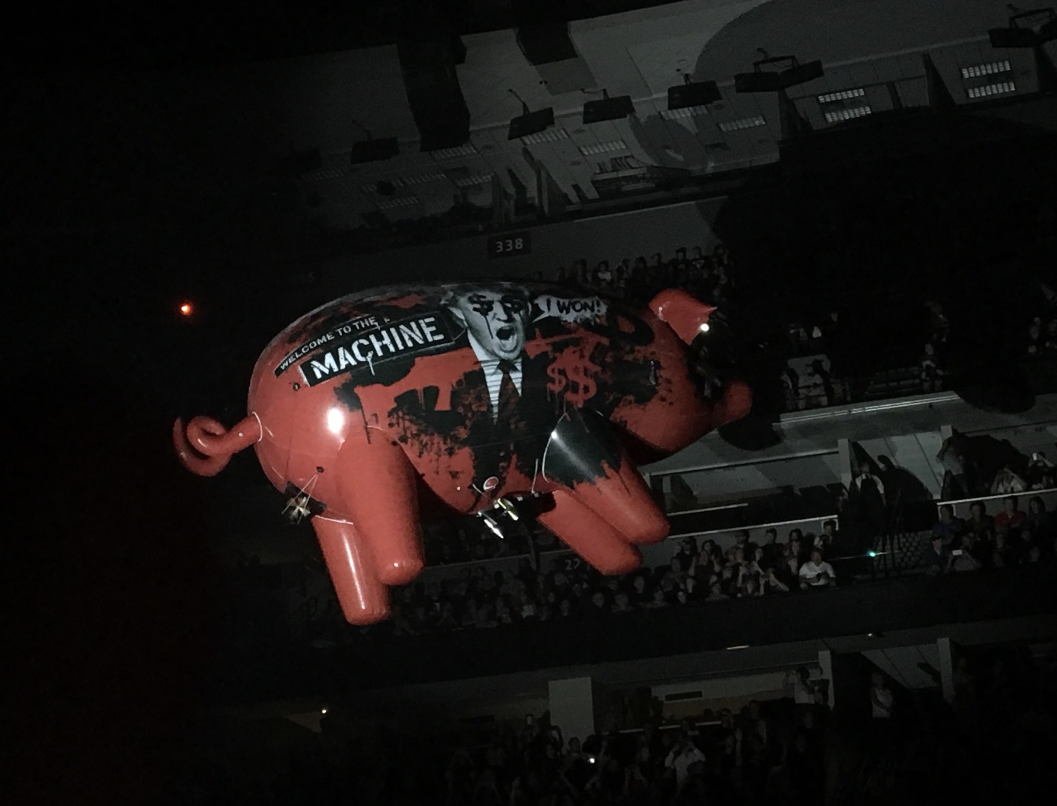 The pig at the Roger Waters concert in Denver 